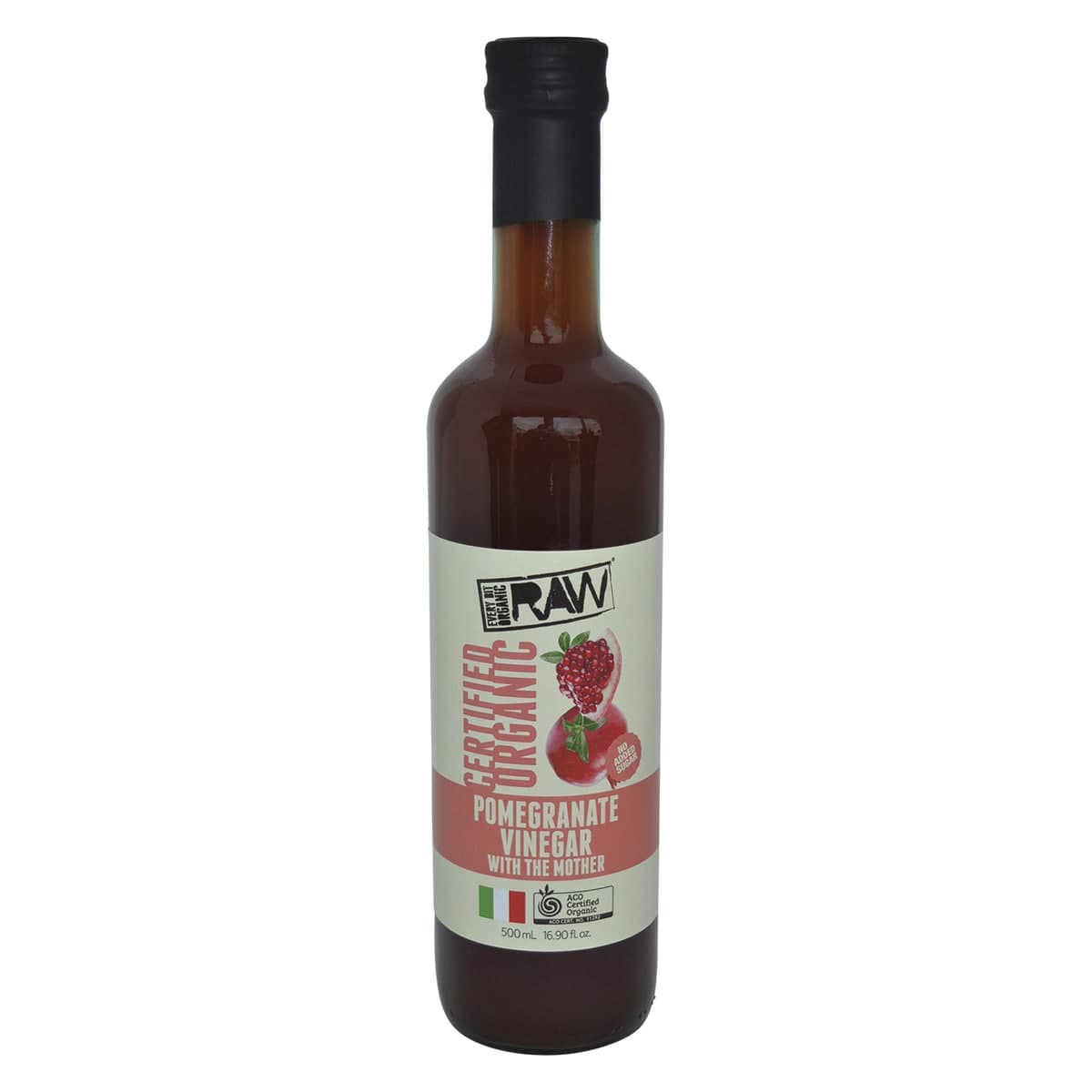 Every Bit Organic Raw Pomegranate Vinegar With The Mother 500ml
