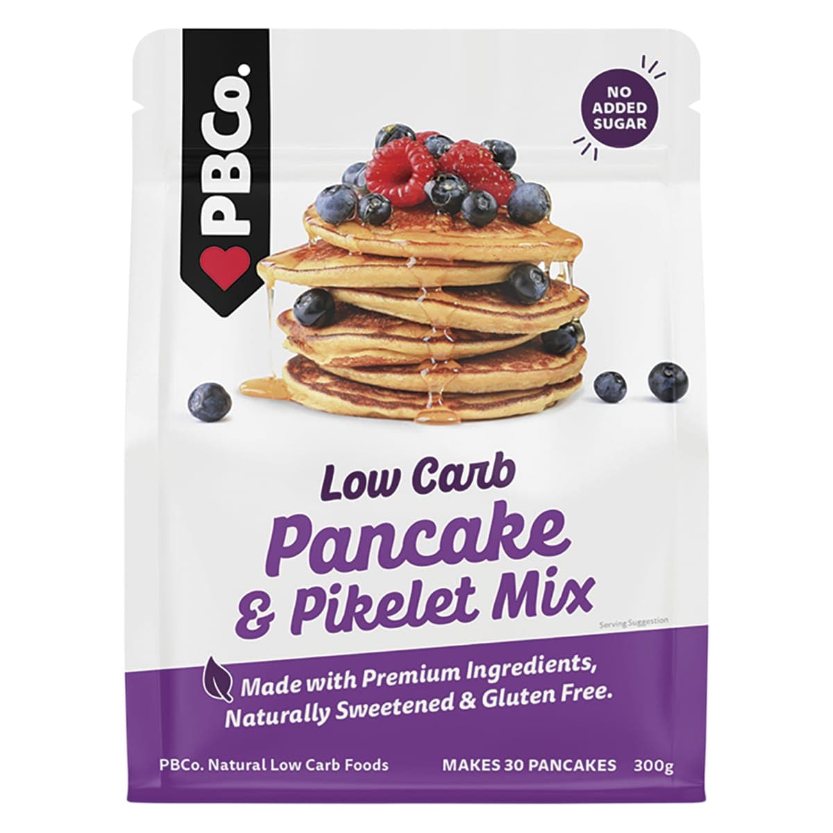 Pbco. Low Carb Pancake & Pikelet Mix 300g