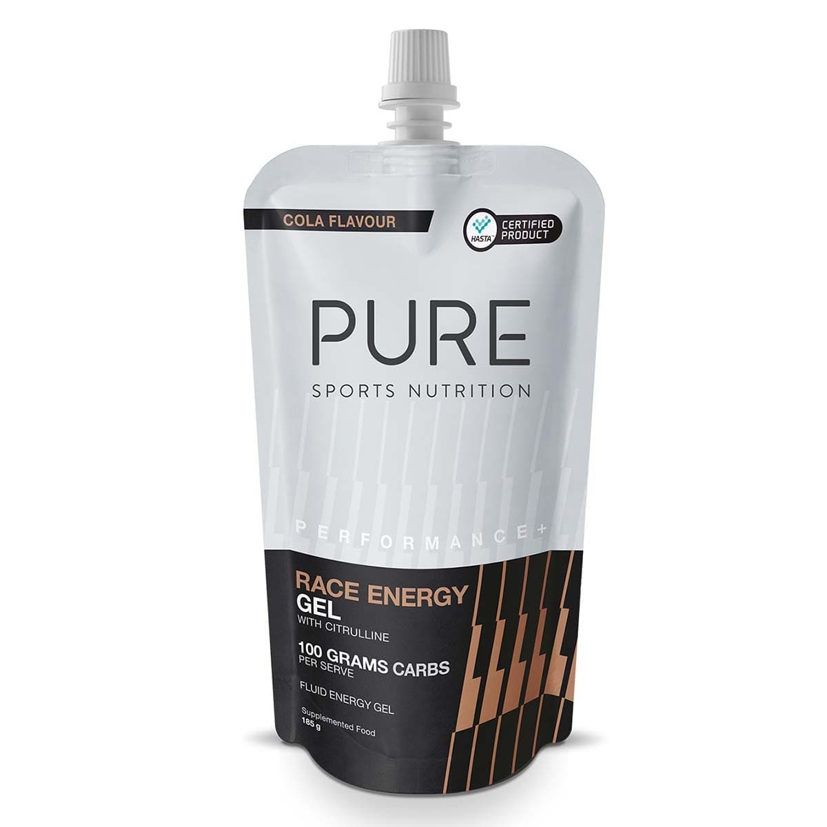Pure Sports Nutrition Performance + Race Energy Gel Cola 185g