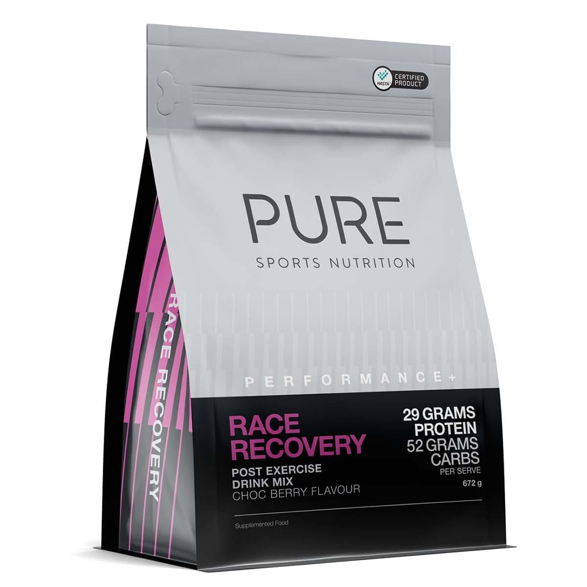 Pure Sports Nutrition Performance + Race Recovery Choc Berry 672g