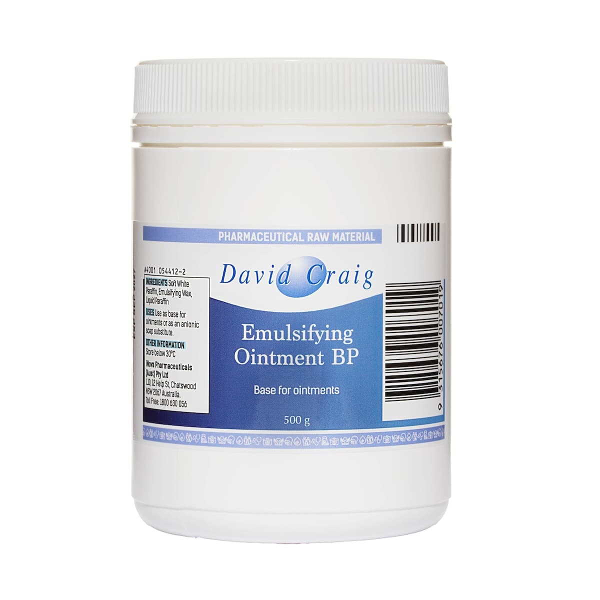 David Craig Emulsifying Ointment 500g
