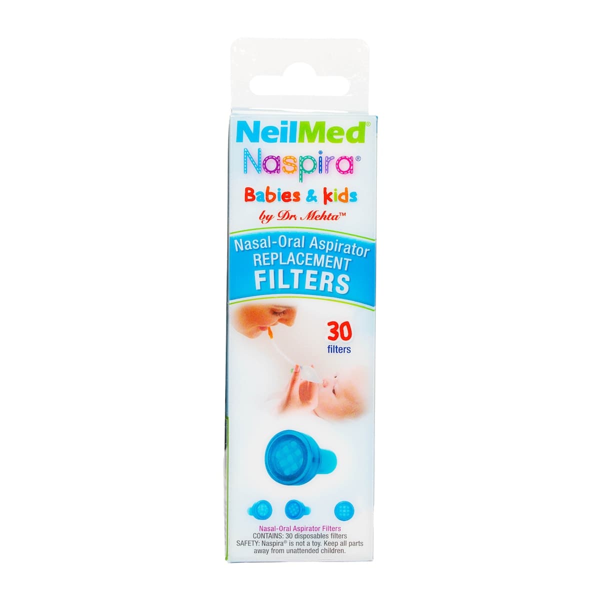 NeilMed Naspira Nasal-Oral Filter Replacements 30 Pack