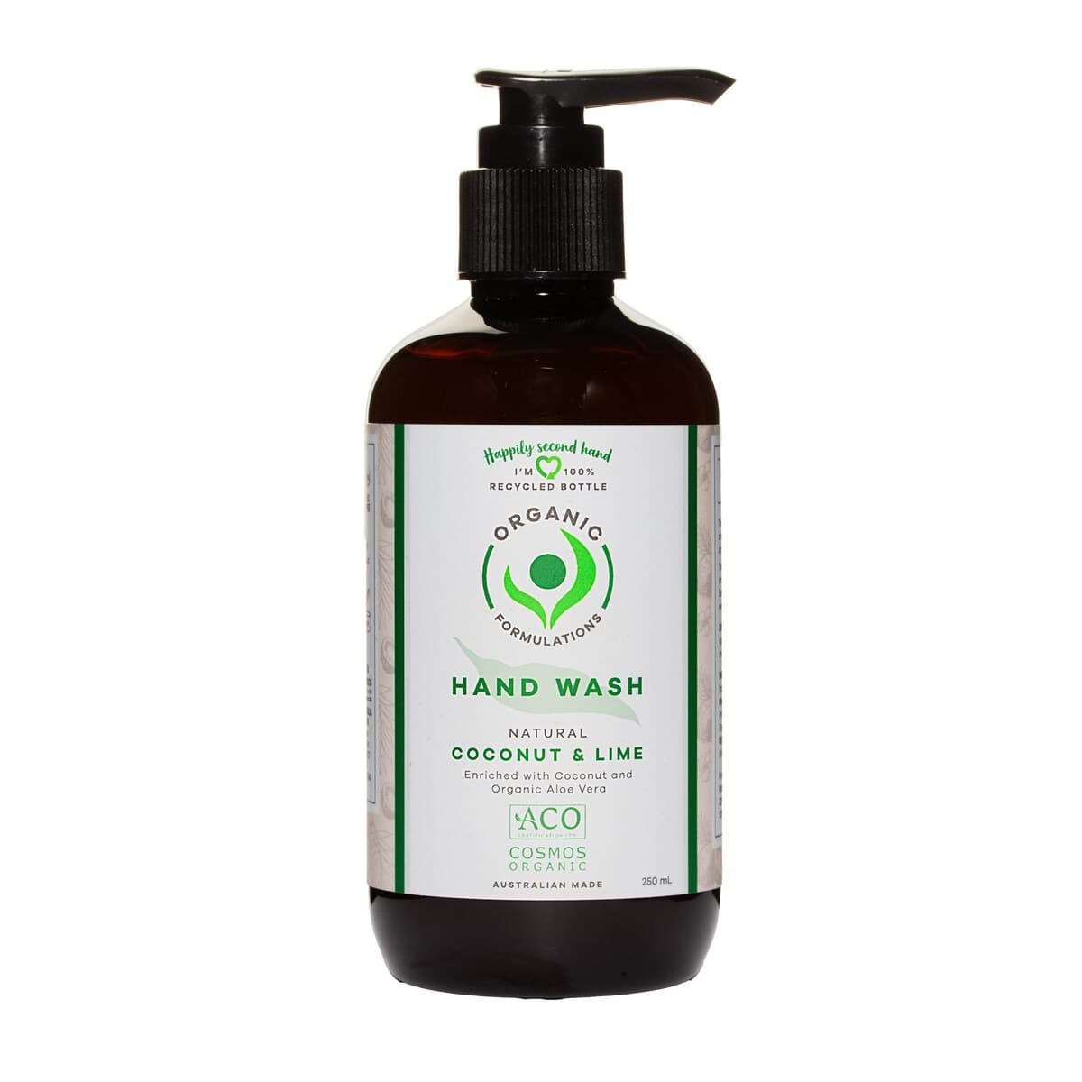 Organic Formulations Coconut & Lime Hand Wash 250ml
