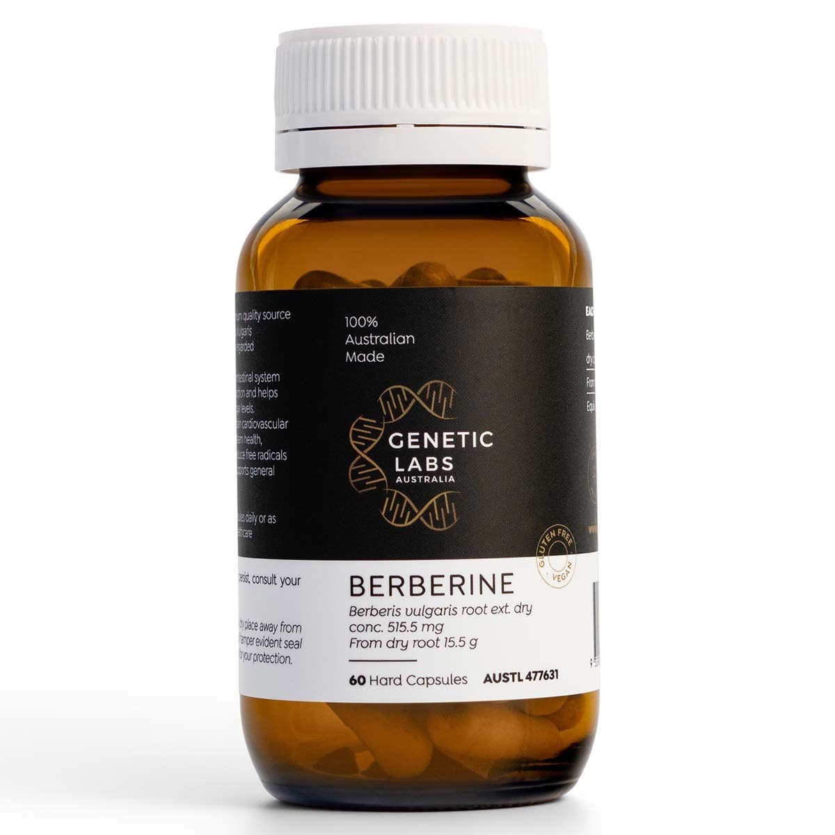 Genetic Labs Australia Berberine 60 Capsules