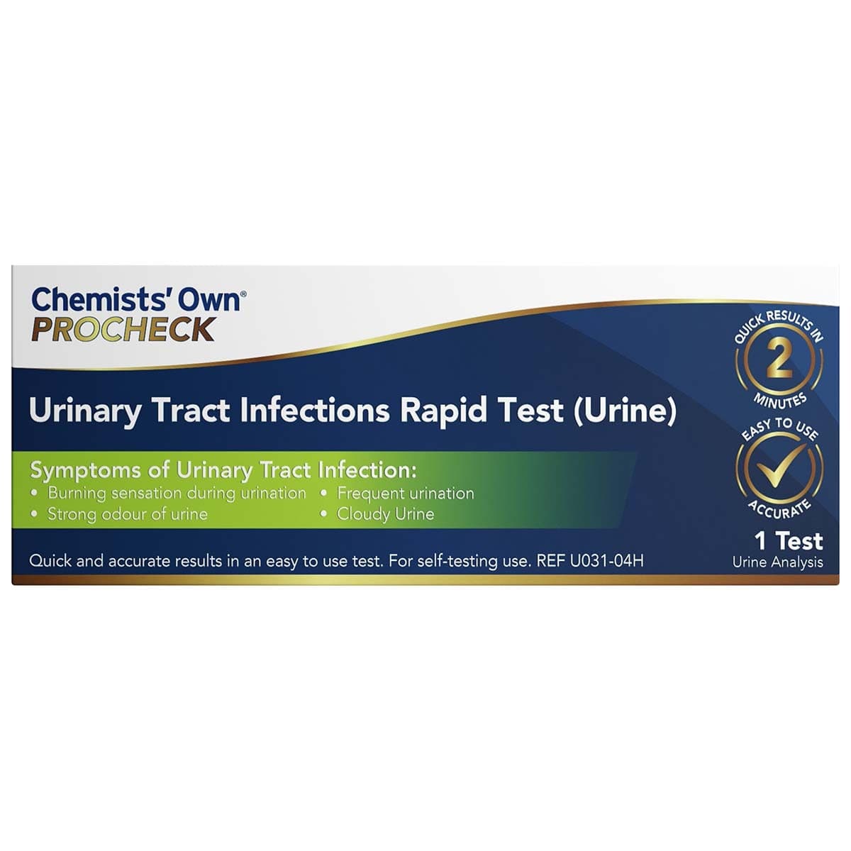 Chemists Own Procheck UTI Rapid Test 1 Pack