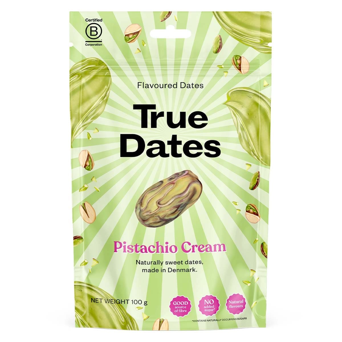 True Dates Pistachio Cream Dates 100g