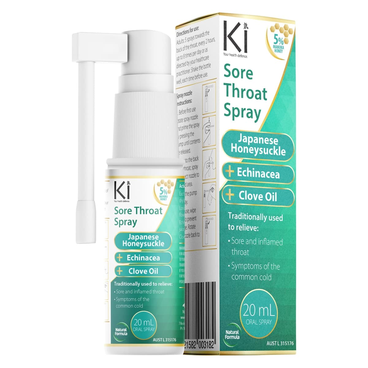 Ki Sore Throat Spray 20ml
