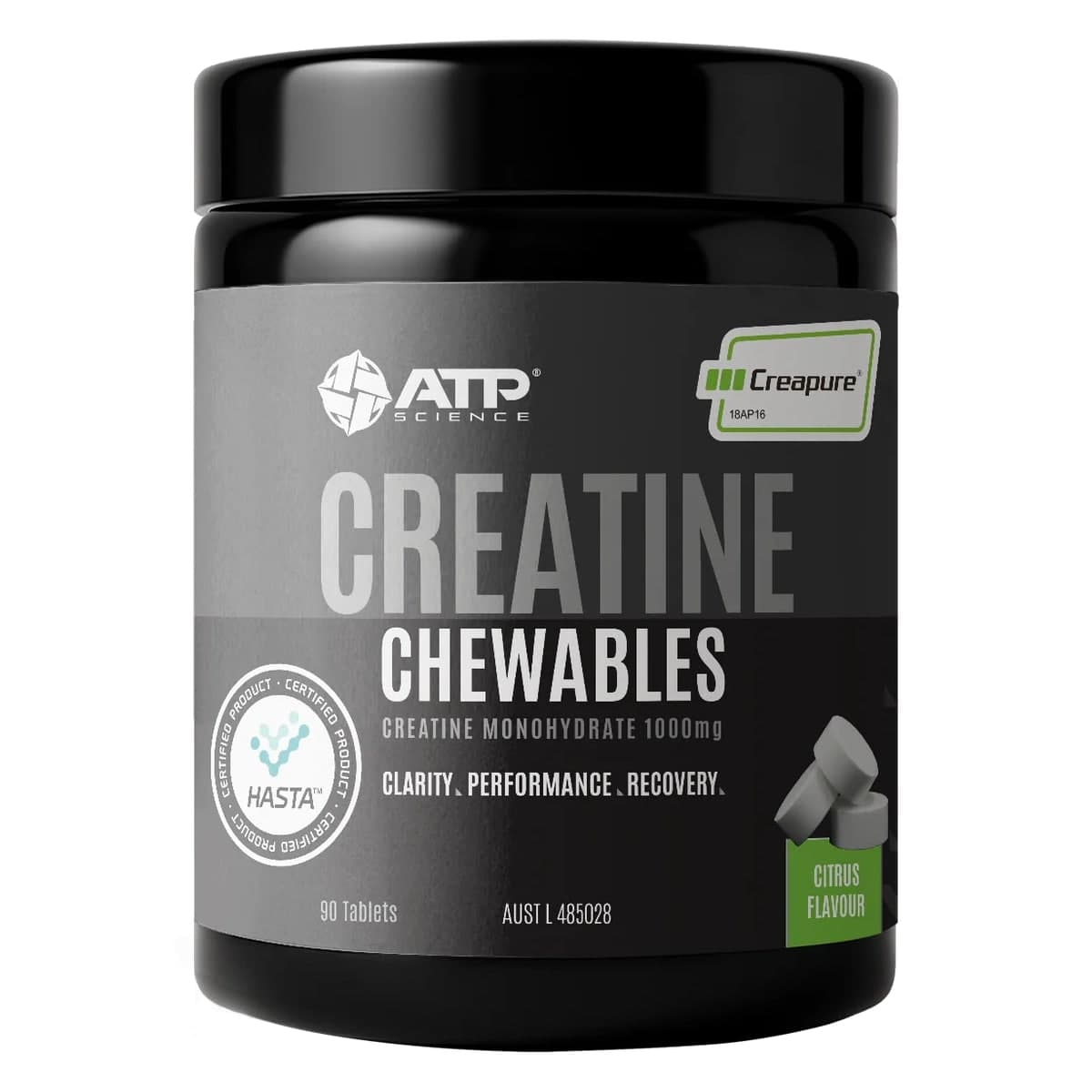 ATP Science Creatine Chewables Citrus 90 Tablets