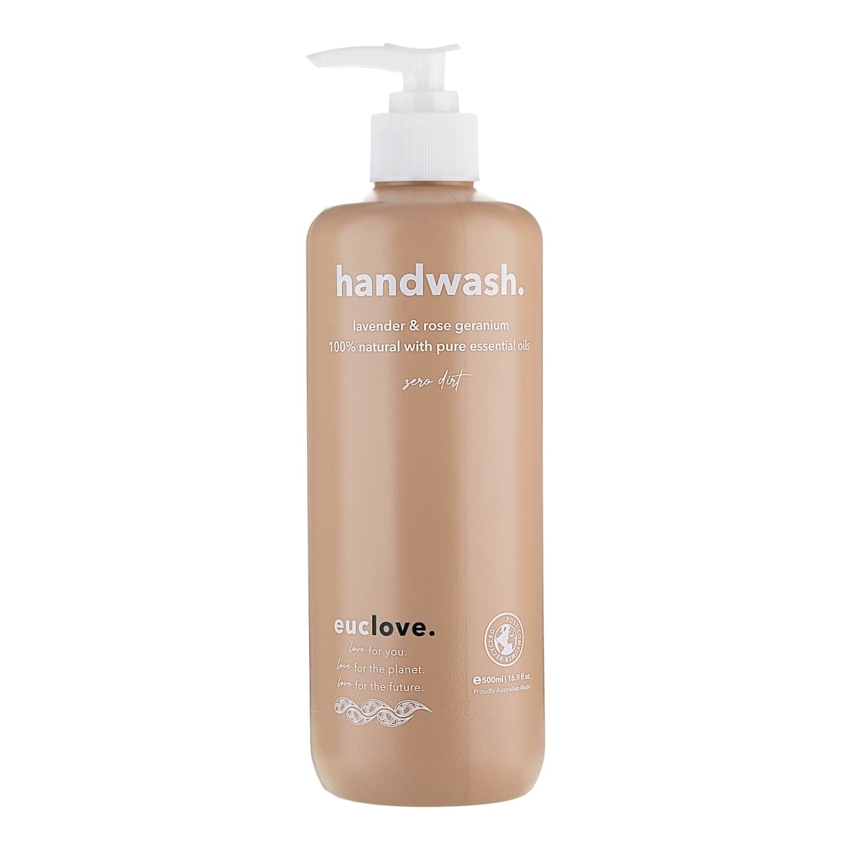 Euclove Hand Wash Lavender & Rose Geranium 500ml
