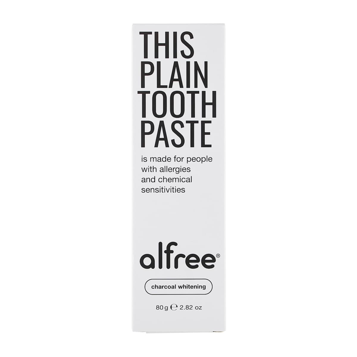 Alfree Plain Whitening Toothpaste 80g