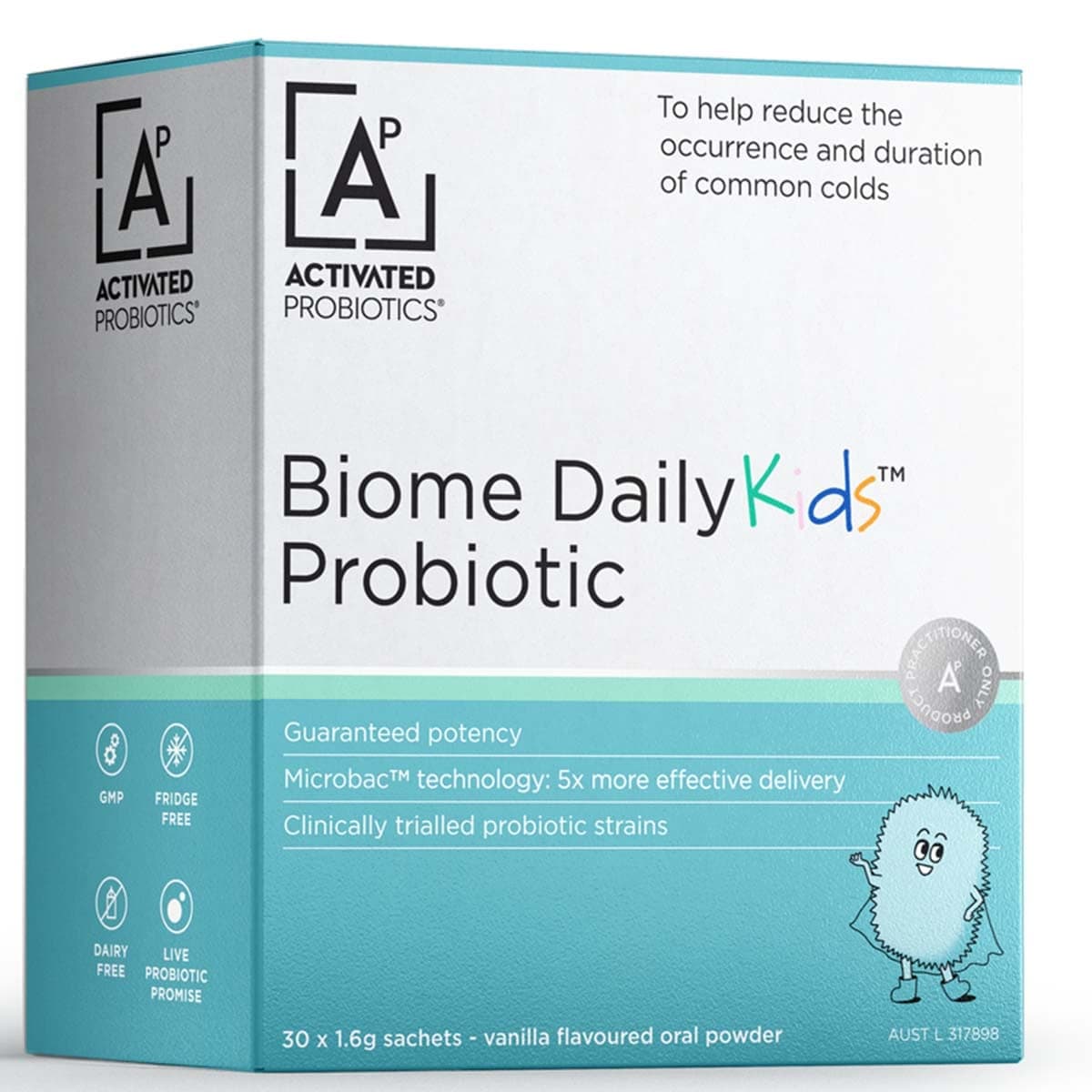 Activated Probiotics Biome Daily Kids Probiotic Powder 30 x 1.6g Sachets