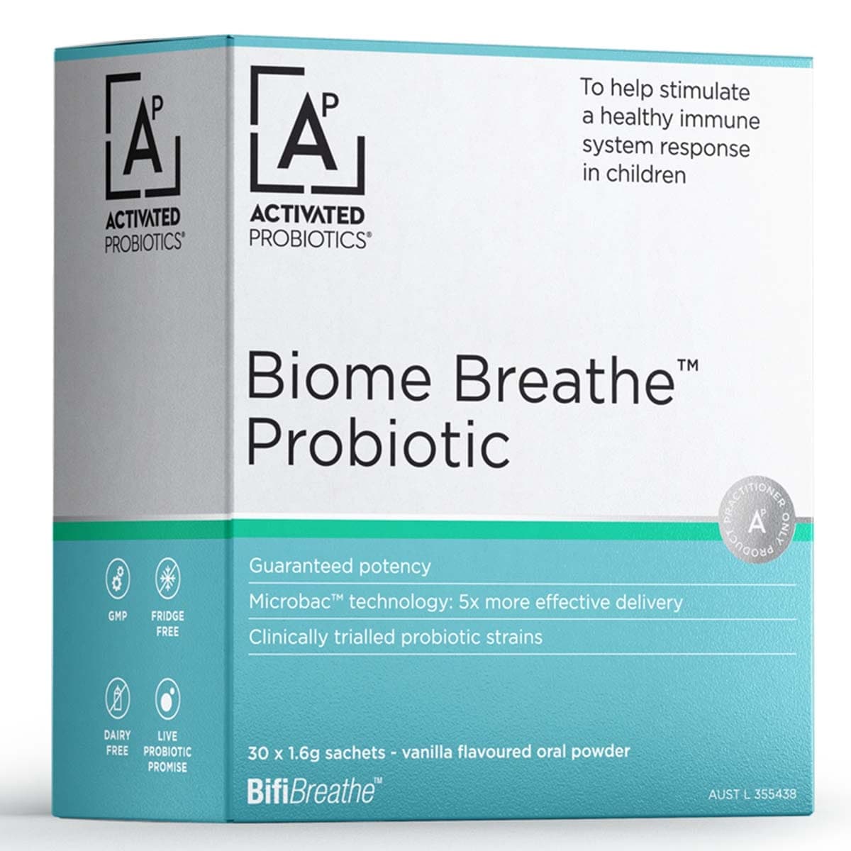 Activated Probiotics Biome Breathe Probiotic Powder 30g