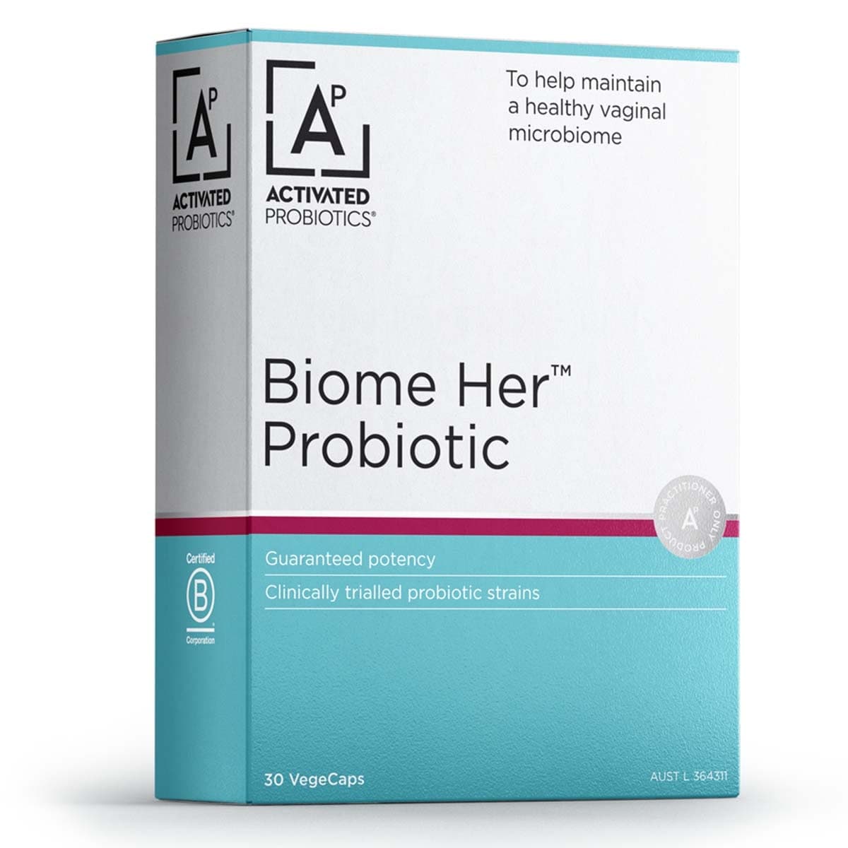Activated Probiotics Biome Her Probiotic 30 Capsules