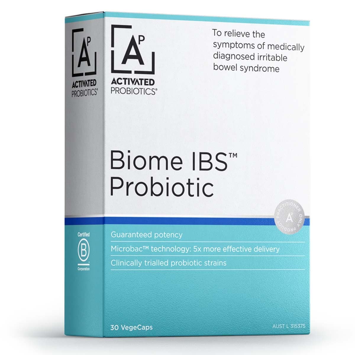 Activated Probiotics Biome IBS Probiotic 30 Capsules
