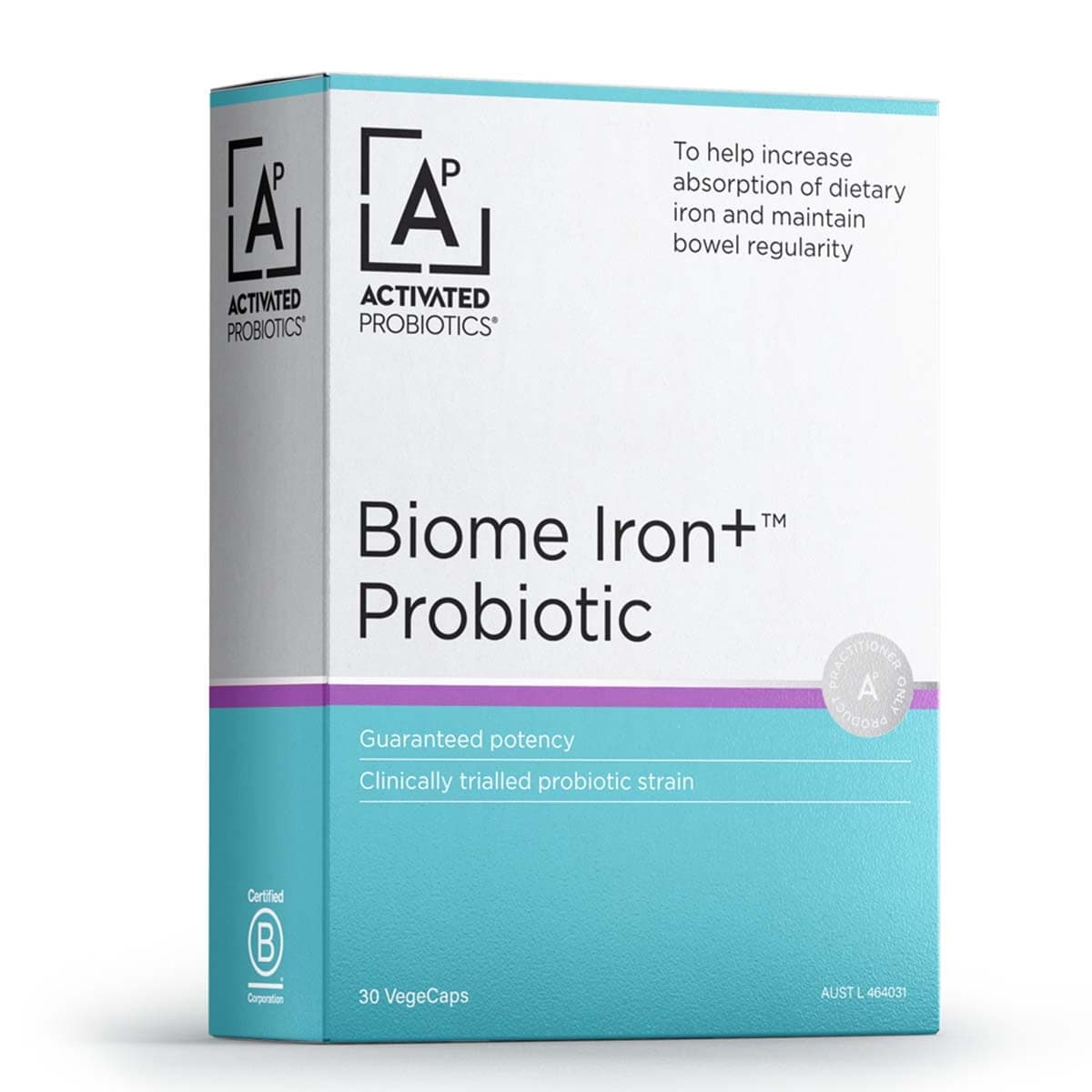 Activated Probiotics Biome Iron+ Probiotic 30 Capsules