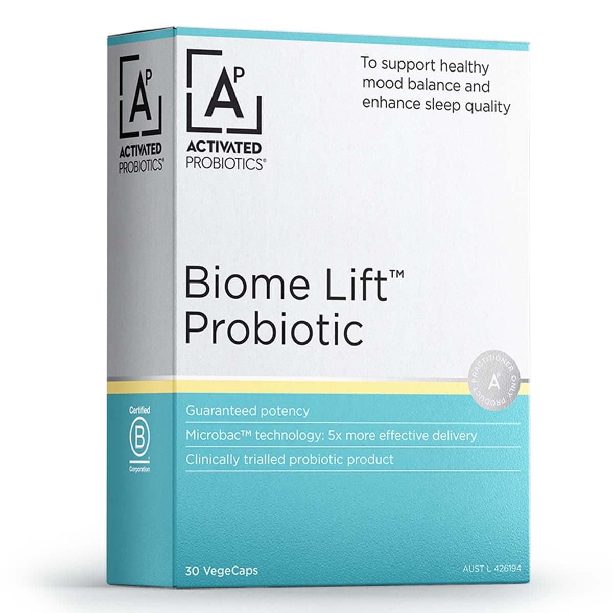 Activated Probiotics Biome Lift Probiotic 30 Capsules