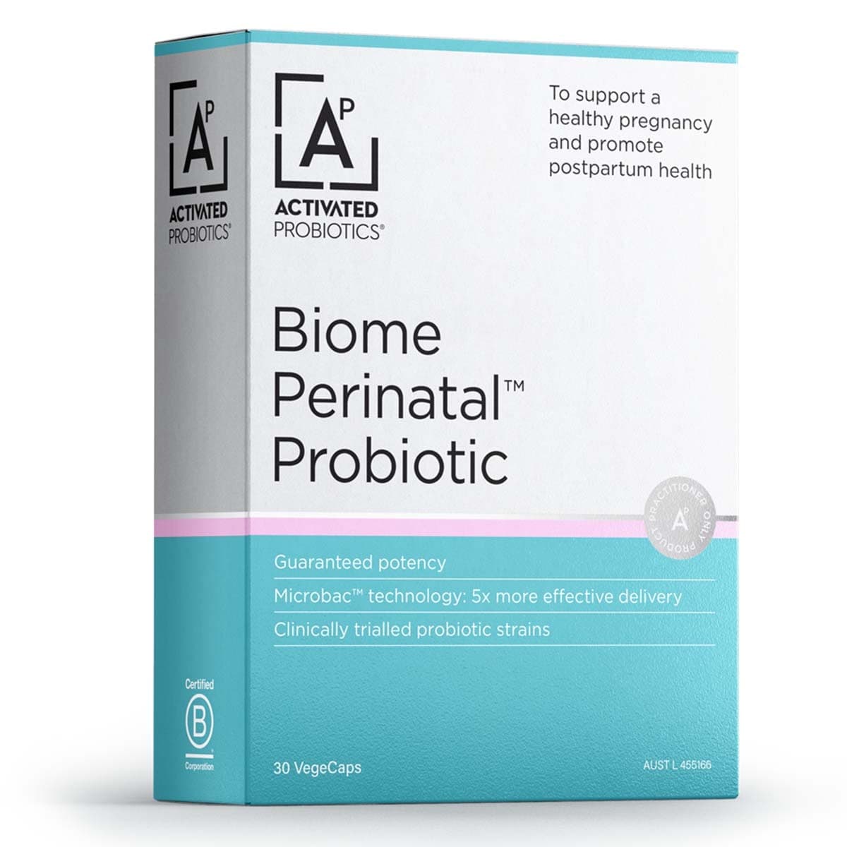 Activated Probiotics Biome Perinatal Probiotic 30 Capsules