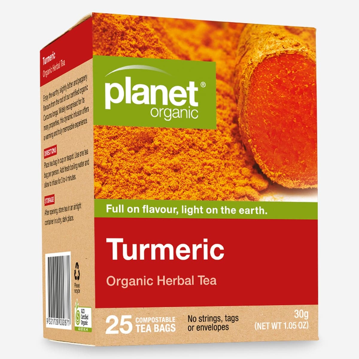 Planet Organic Turmeric Tea 25 Tea Bags
