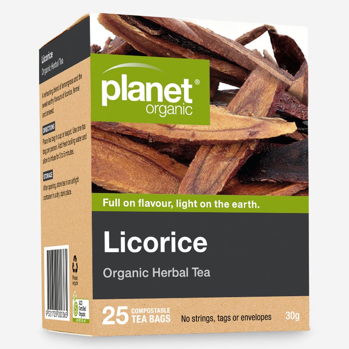 Planet Organic Licorice Tea 25 Tea Bags