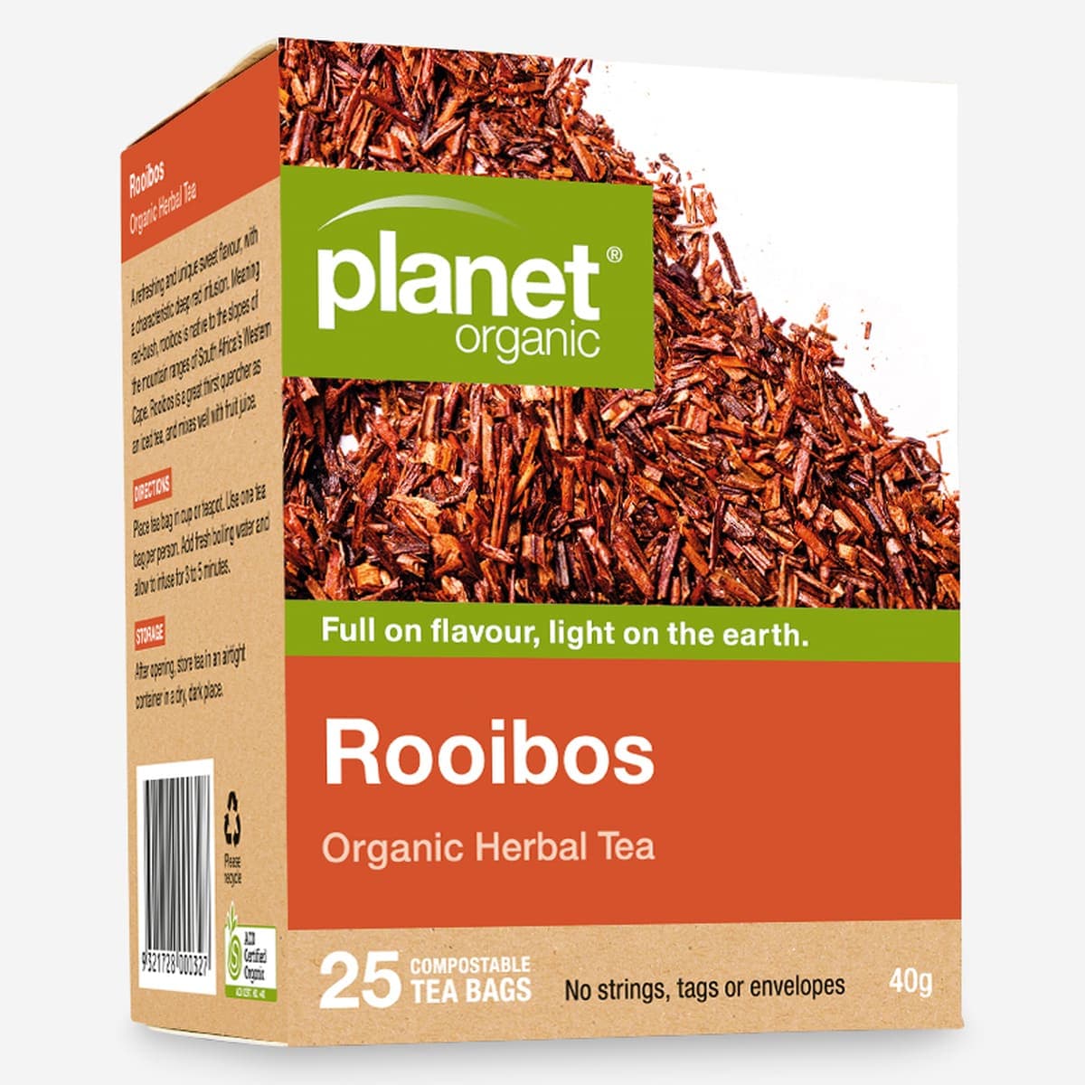 Planet Organic Rooibos Tea 25 Tea Bags