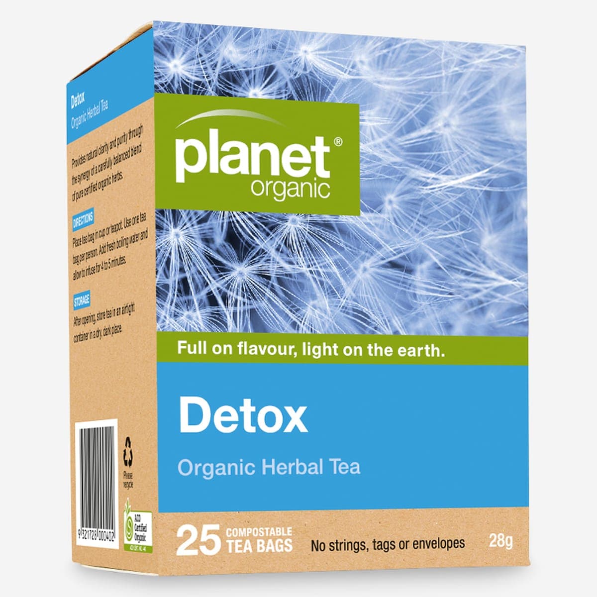 Planet Organic Detox Herbal Tea 25 Tea Bags