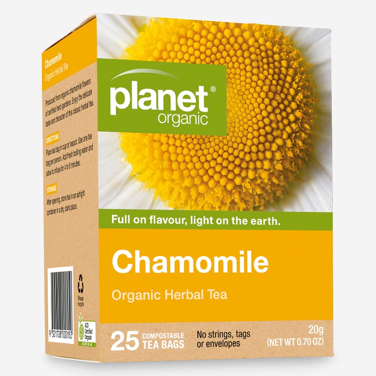 Planet Organic Chamomile Tea 25 Tea bags