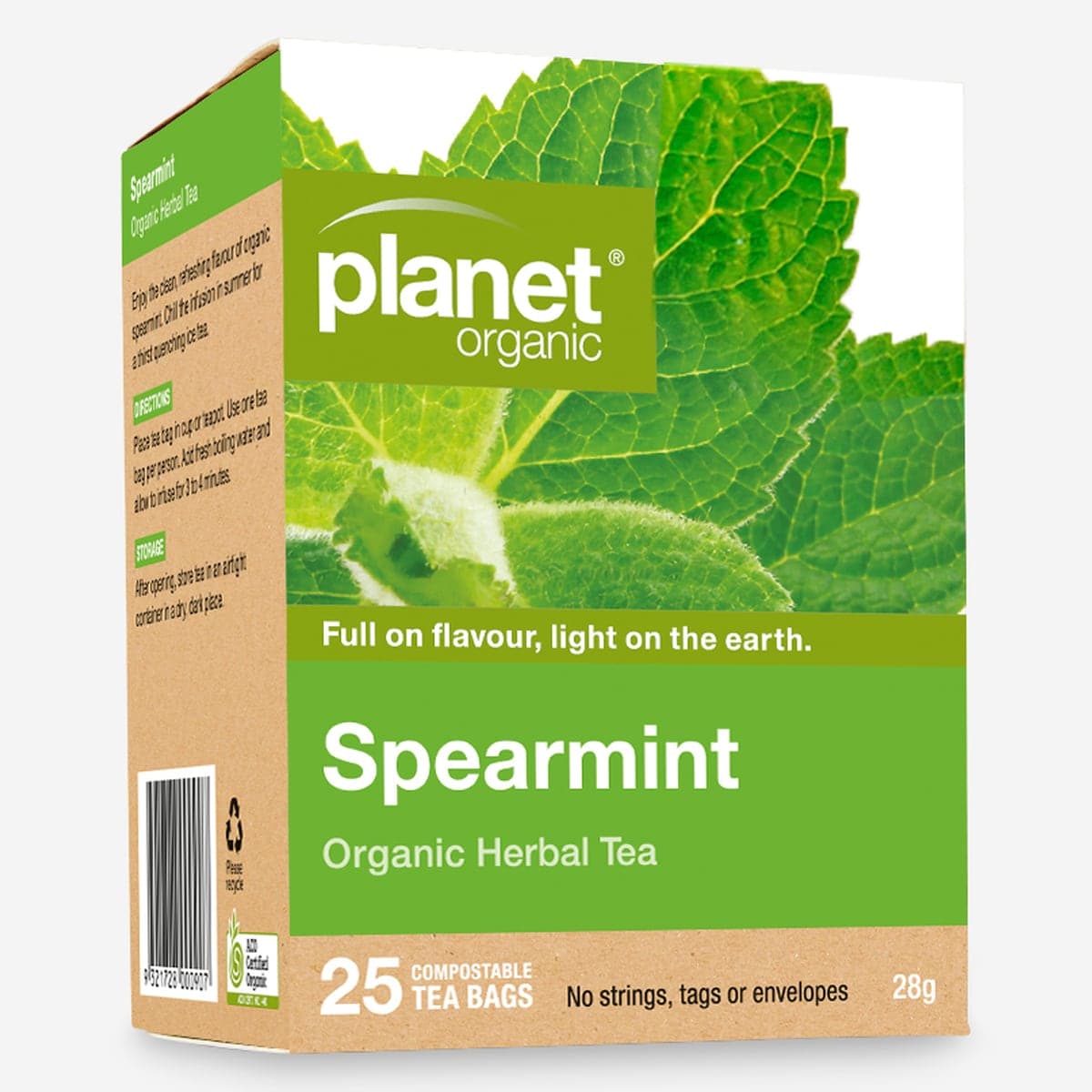 Planet Organic Spearmint Tea 25 Tea Bags