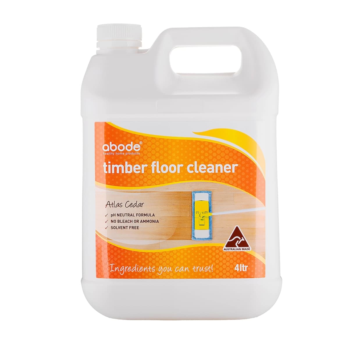 Abode Timber Floor Cleaner Atlas Cedar 4L