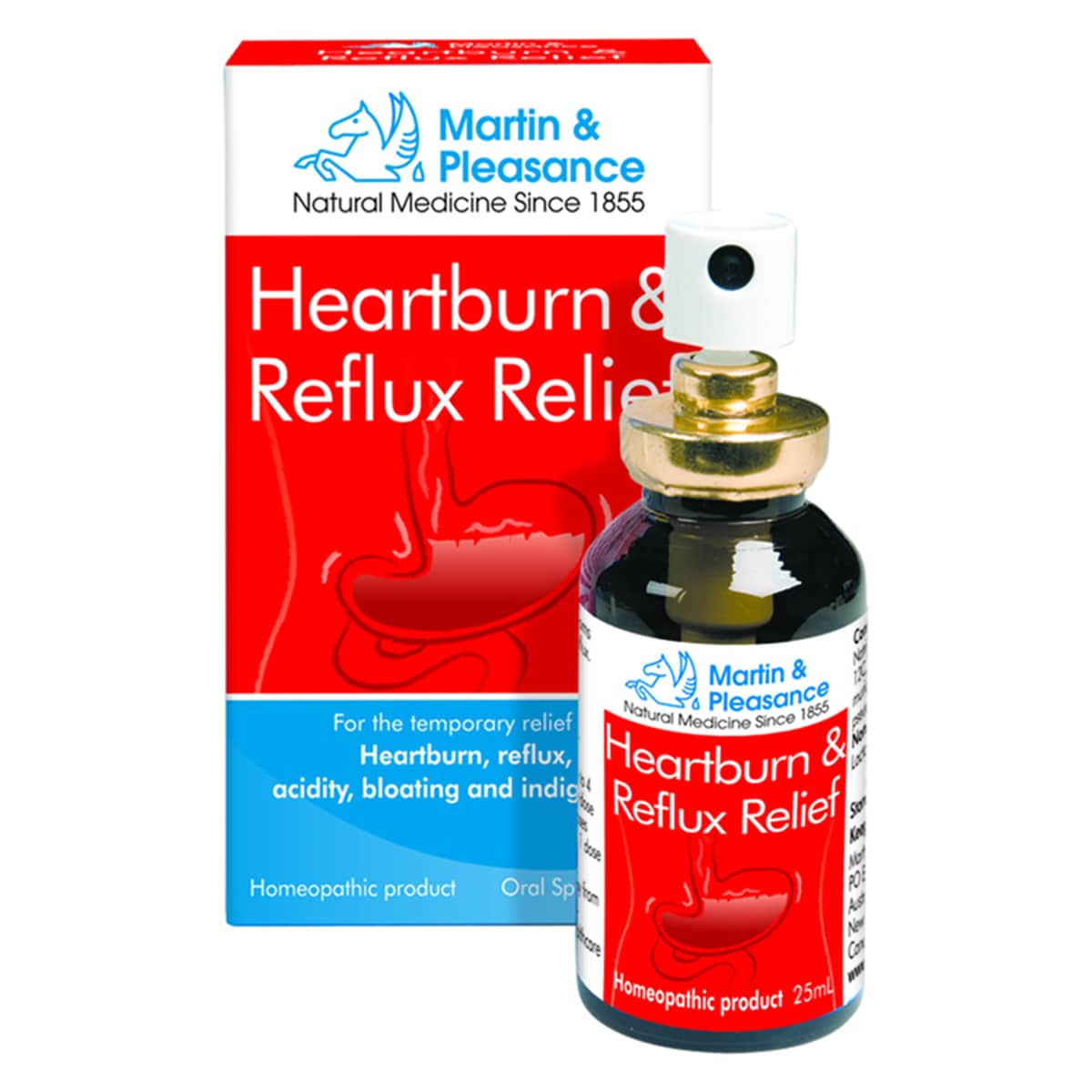 Martin & Pleasance Heartburn & Reflux Relief Spray 25ml