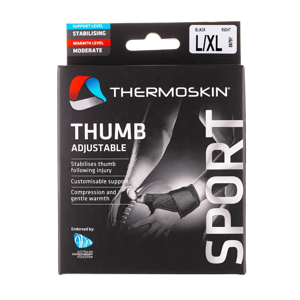 Thermoskin Sport Thumb Adjustable Right L/XL