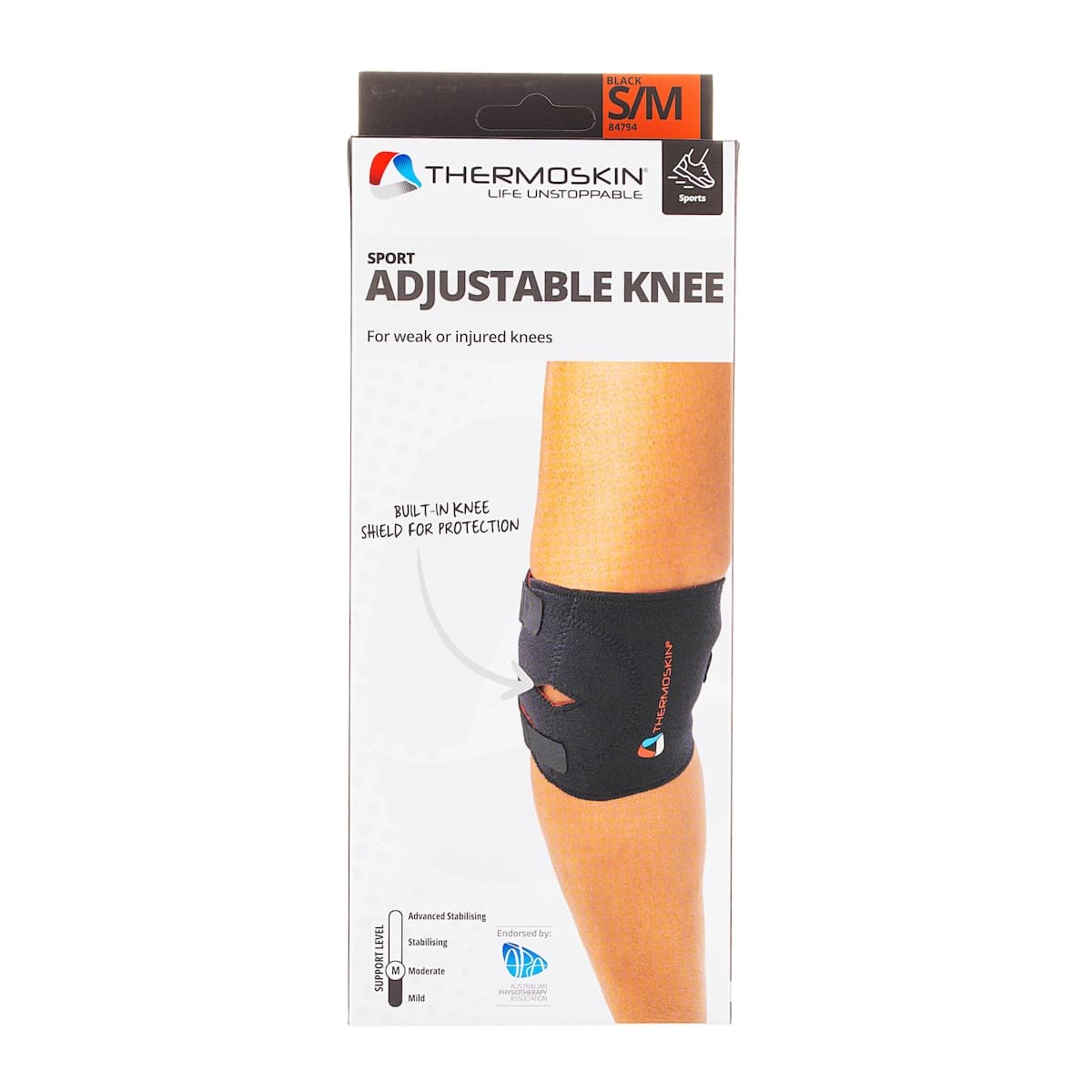 Thermoskin Sport Knee Adjustable S/M 1 Brace