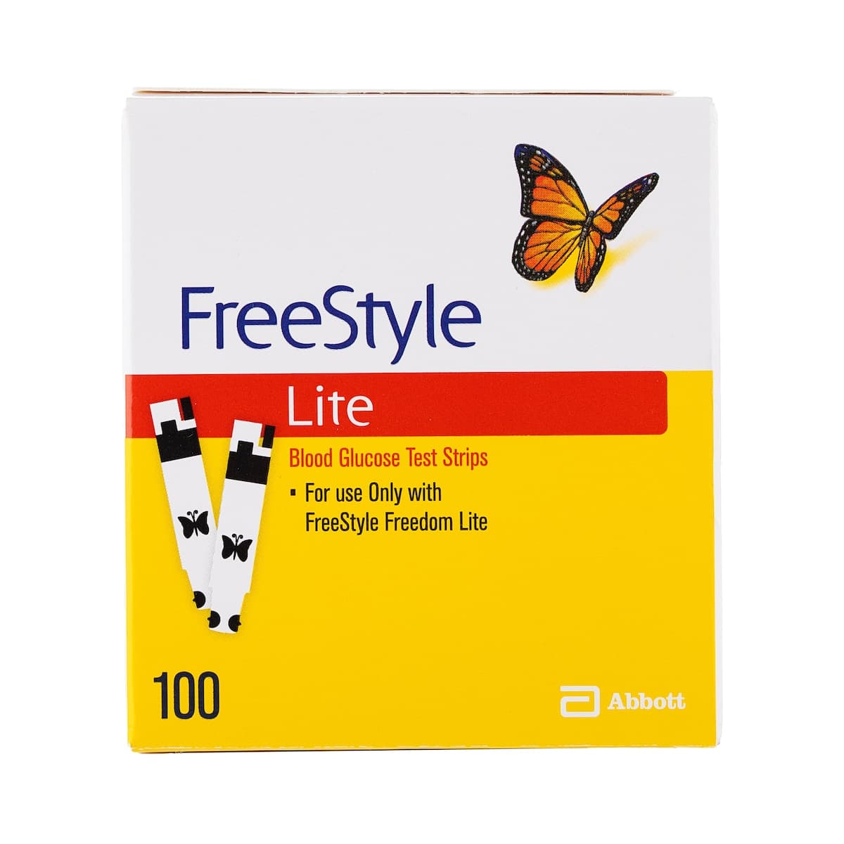 Abbott Freestyle Lite Blood Glucose Strips 100 Pack