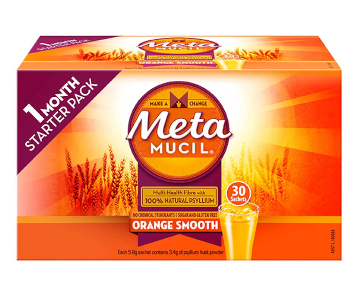 Metamucil Fibre Supplement Smooth Orange 30 Doses