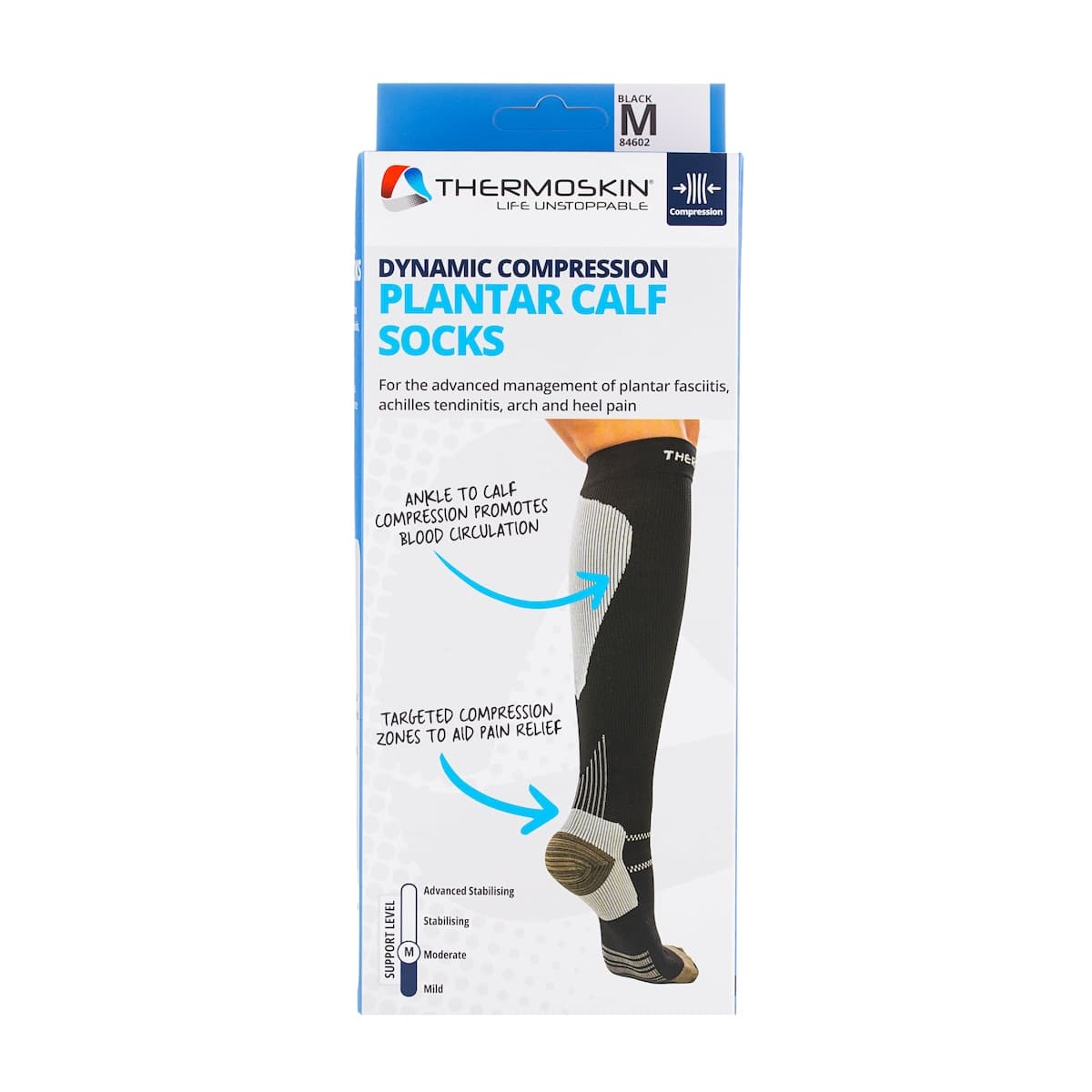 Thermoskin Plantar FXT Compression Calf Socks M