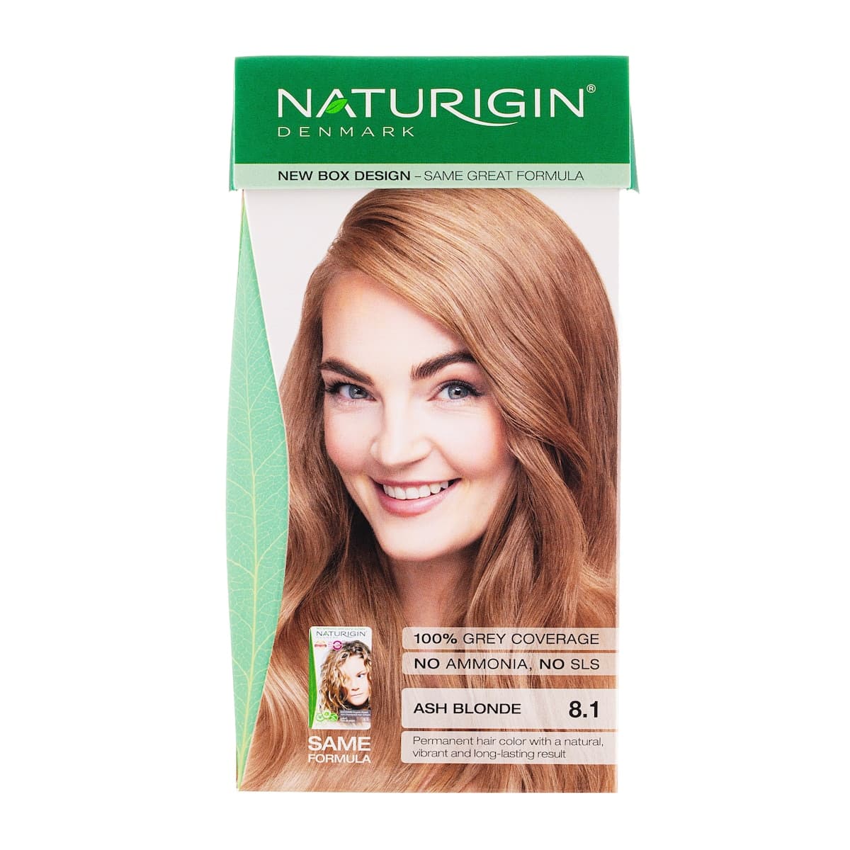 Naturigin 8.1 Light Ash Blonde Natural Permanent Hair Colour