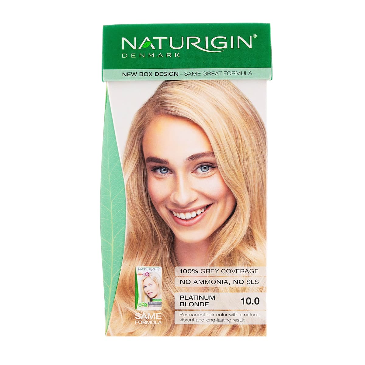 Naturigin 10.0 Platinum Blonde Natural Permanent Hair Colour
