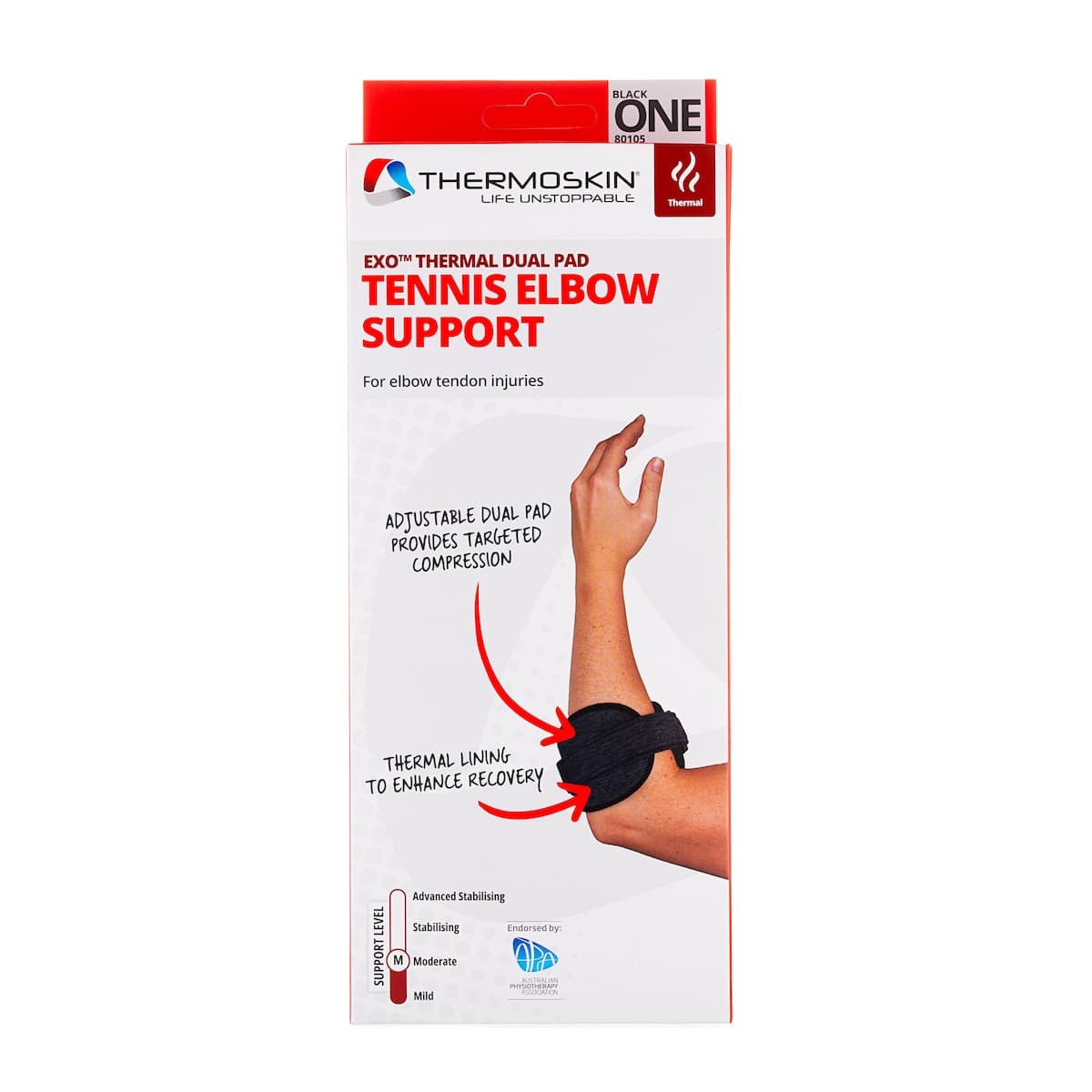Thermoskin Exo Dual Pad Tennis Elbow Support