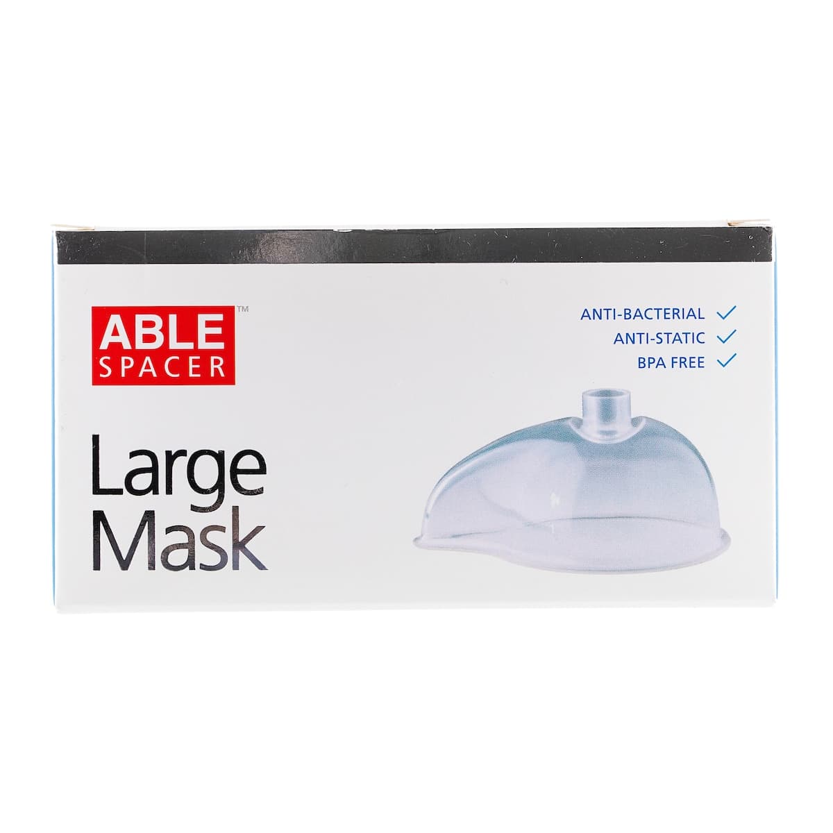 ABLE Spacer Whistle Mask AntiBacterial Large