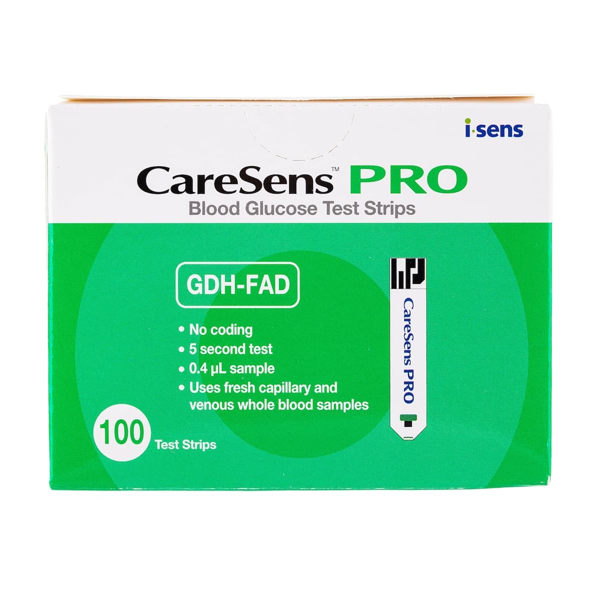 CareSens Pro Blood Glucose Test Strips 100 Pack