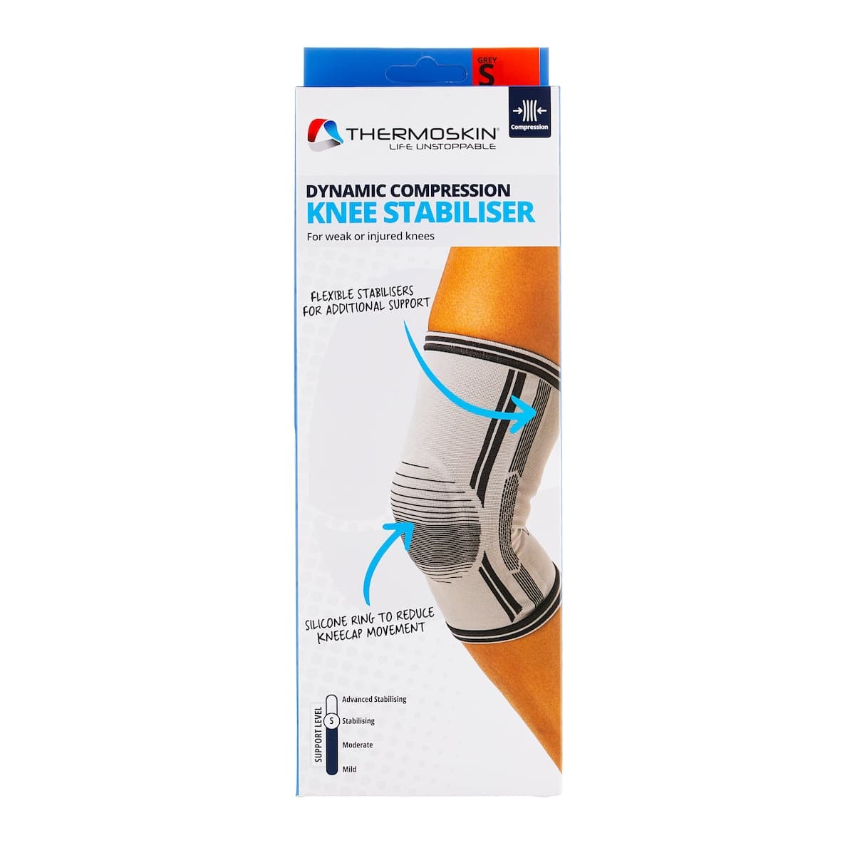 Thermoskin Dynamic Compression Knee Stabiliser S