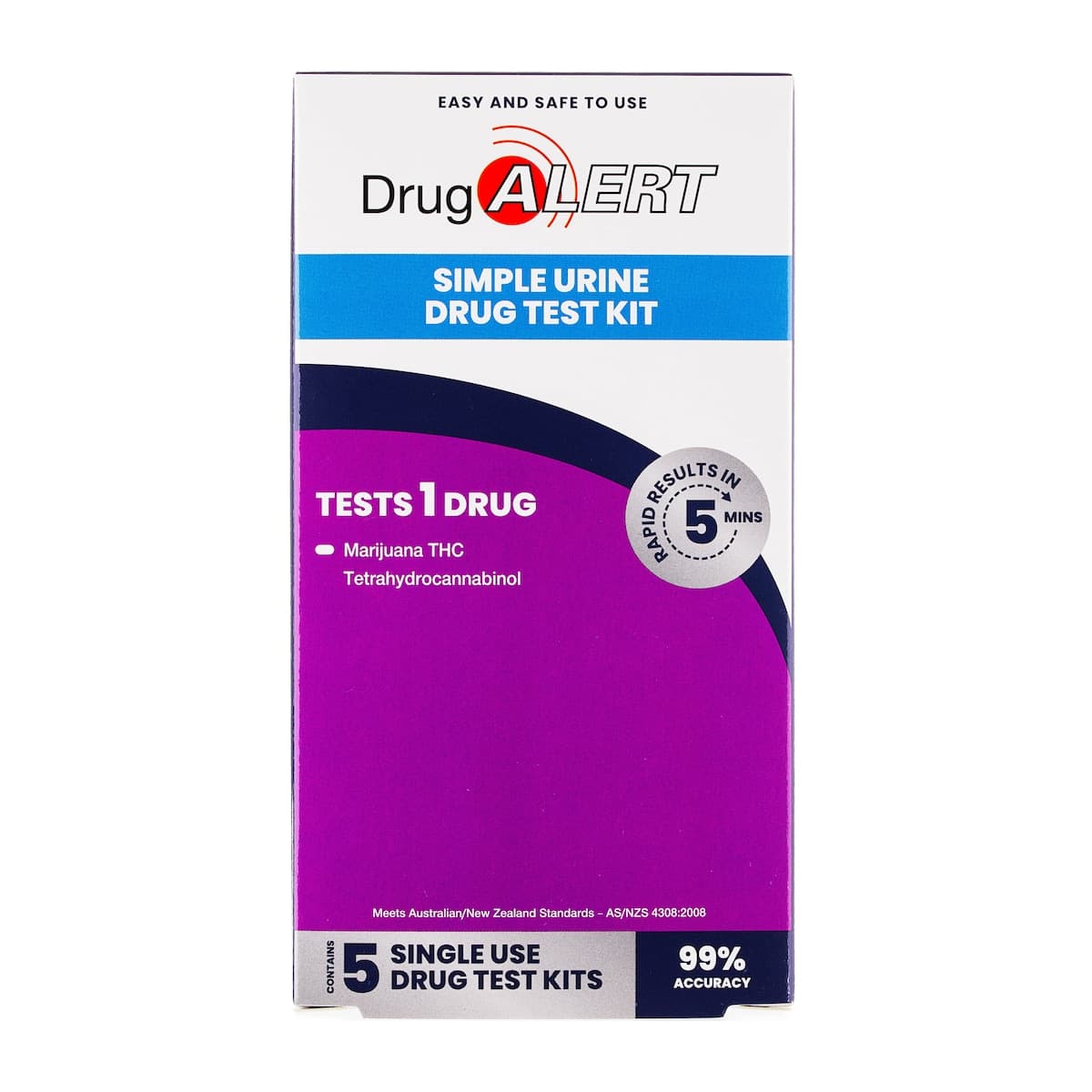 Drug Alert Marijuana 5 Test Kit