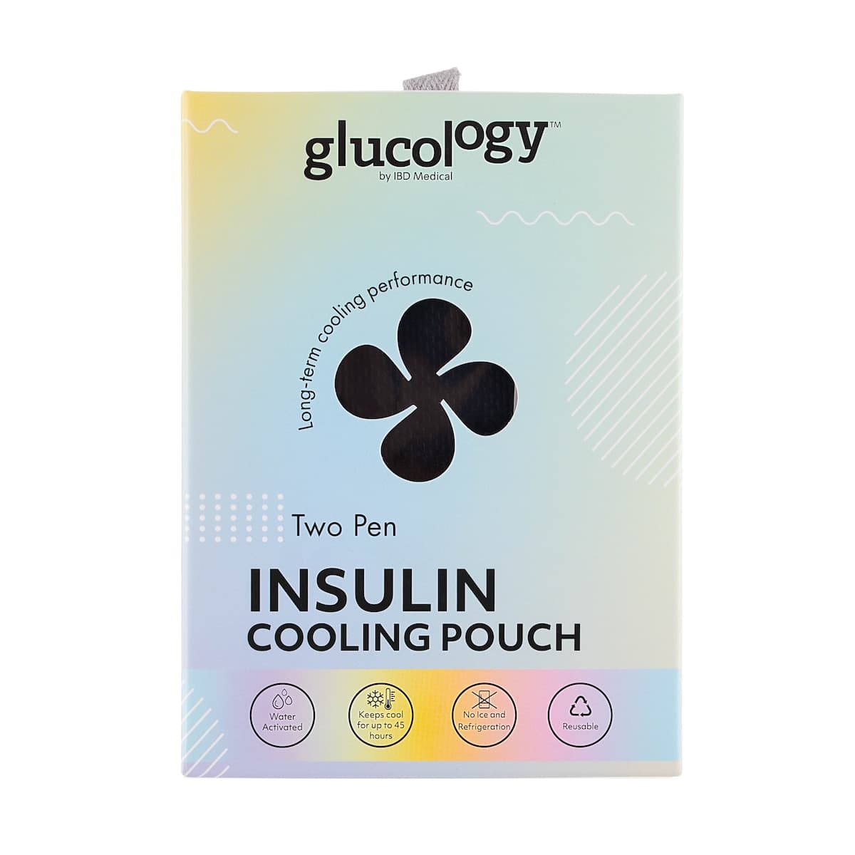 Glucology Duo Insulin Pen Cooling Wallet Black