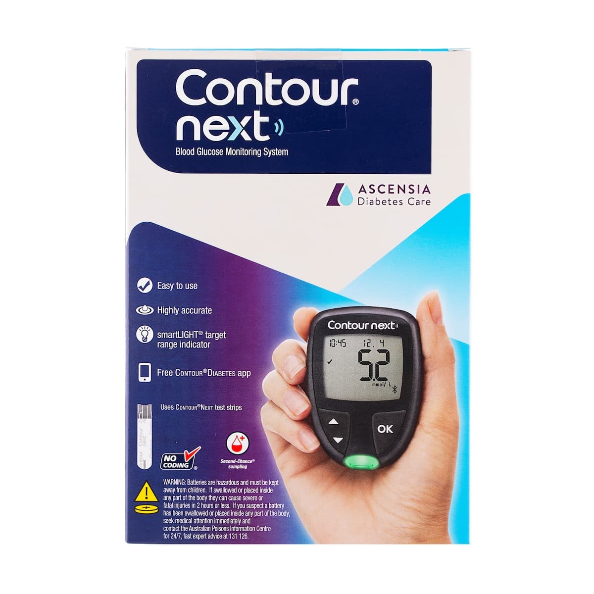 Contour Next Blood Glucose Monitoring System Meter Kit
