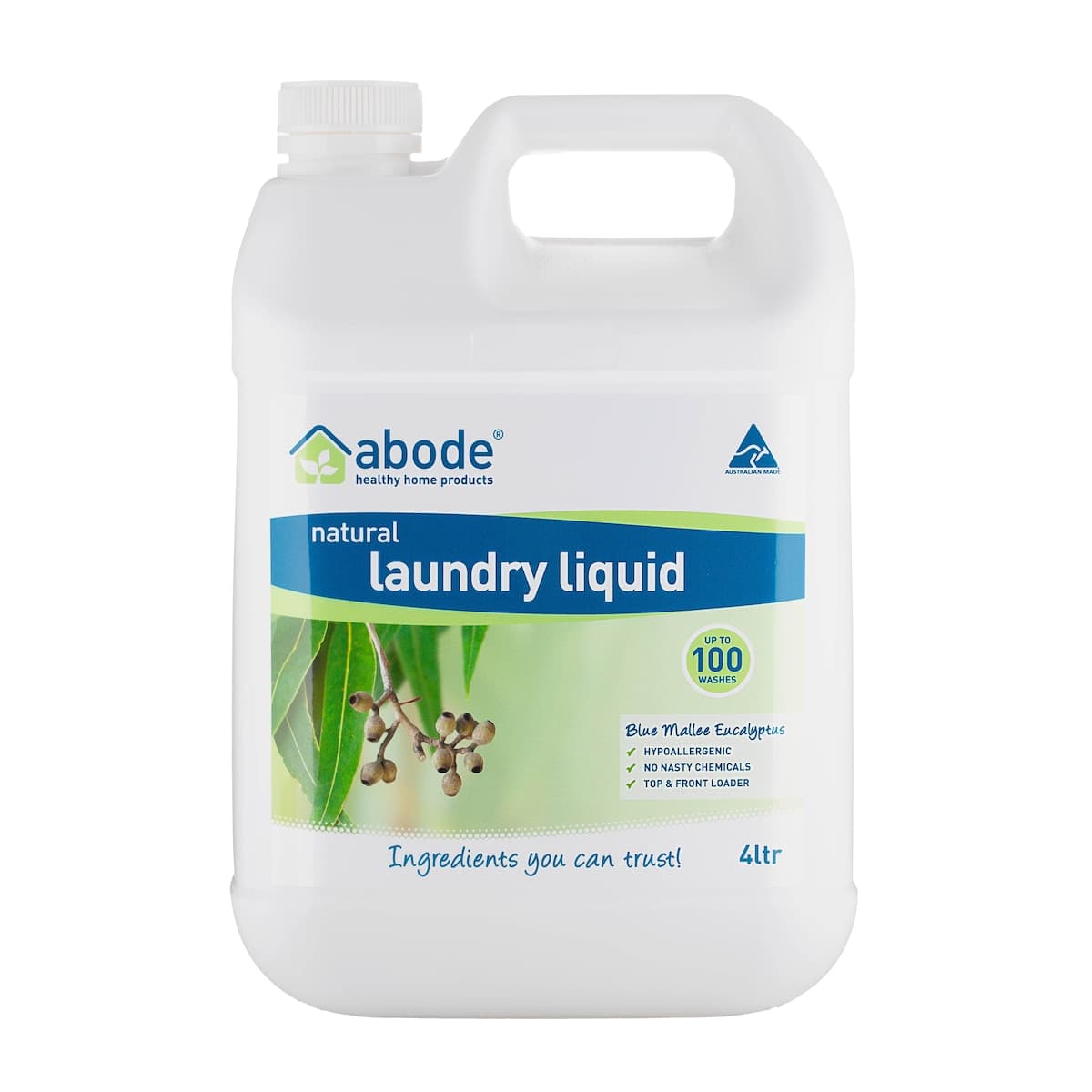 Abode Laundry Liquid Eucalyptus 4L