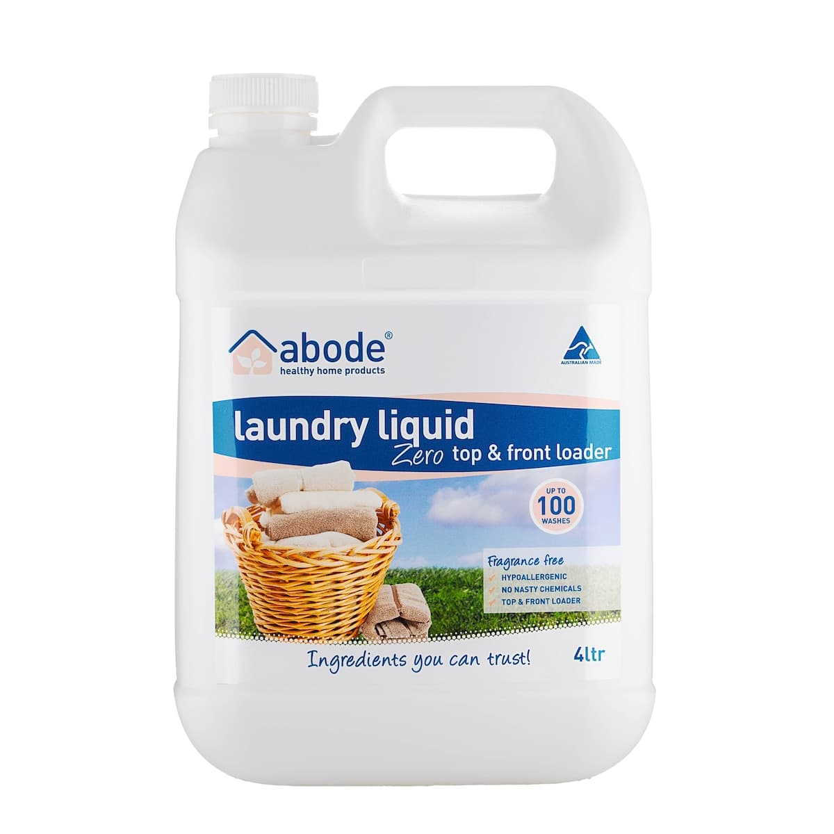 Abode Laundry Liquid ZERO 4L