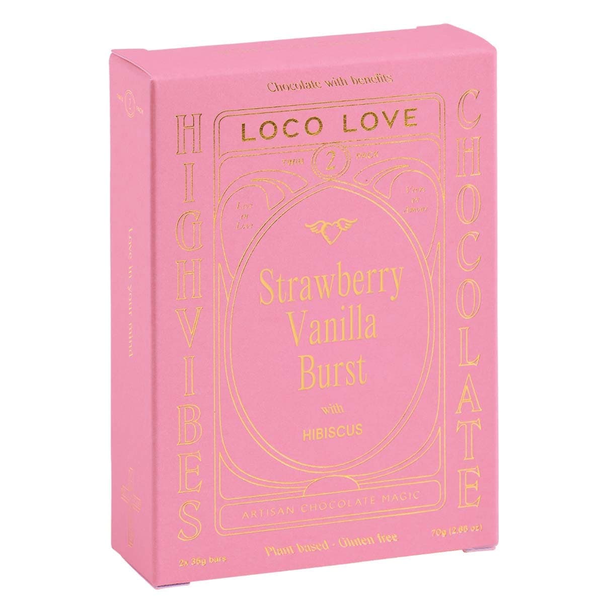 Loco Love Chocolate Twin Strawberry Vanilla Burst 70g