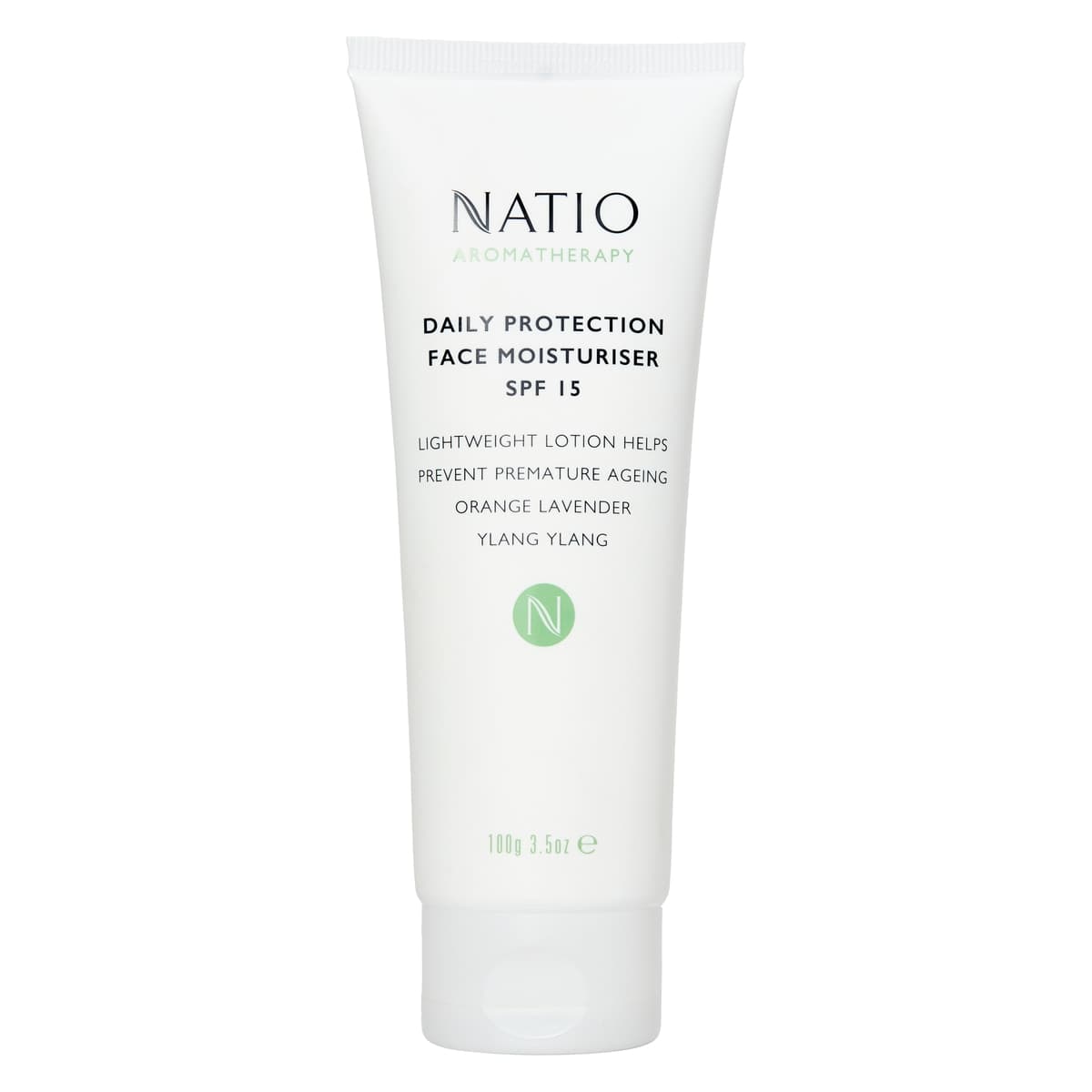 Natio Aromatherapy Daily Protection Face Moisturiser SPF15 100g