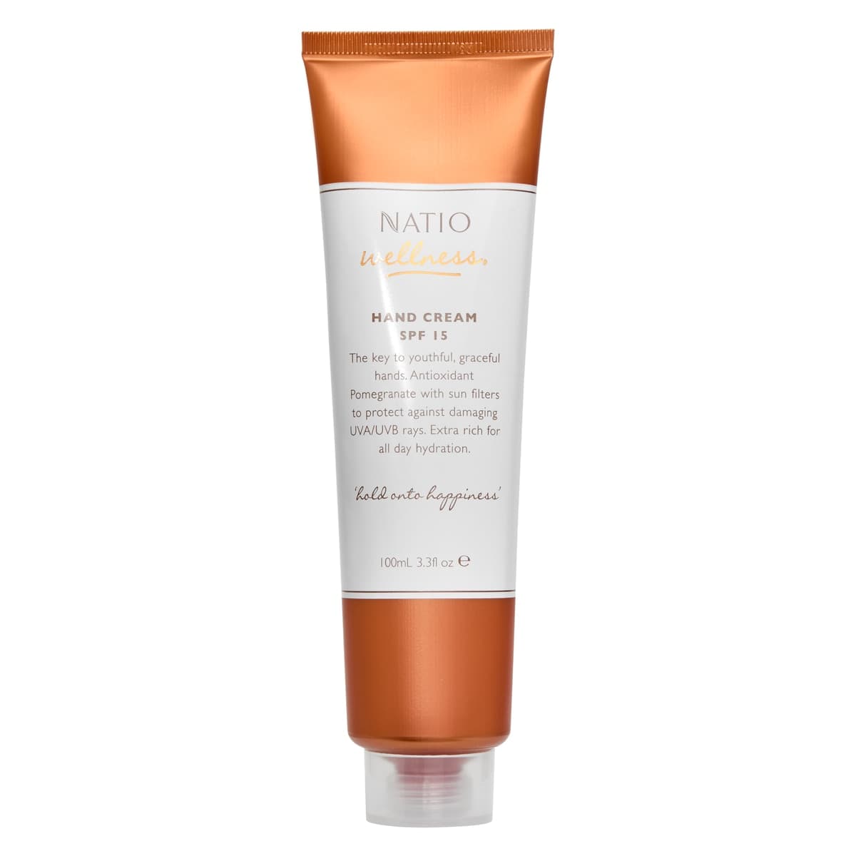 Natio Wellness Hand Cream SPF15 100ml