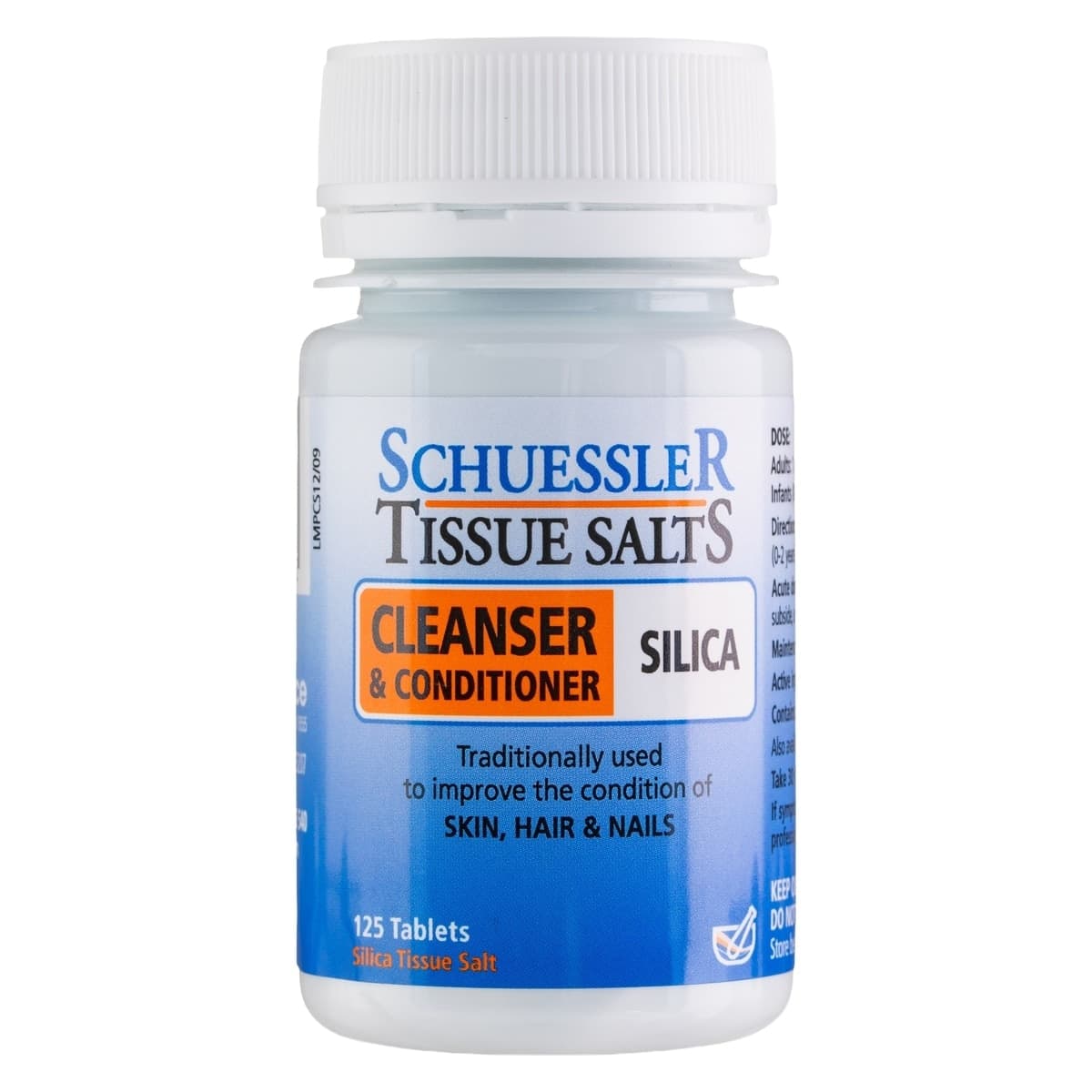 Schuessler Tissue Salts Silica Cleanser & Conditioner 125 Tablets