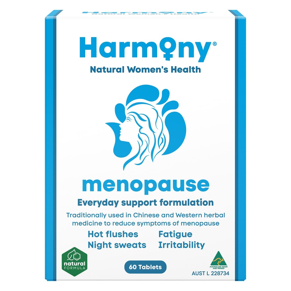 Harmony Menopause Multi Herb Formula 60 Tablets